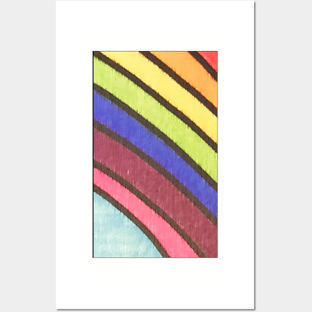 Rainbow Bit #6 Wall Art by ErinBrieArt